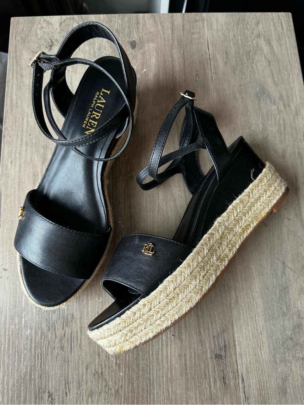 Lauren Ralph Lauren espadrille wedge heels